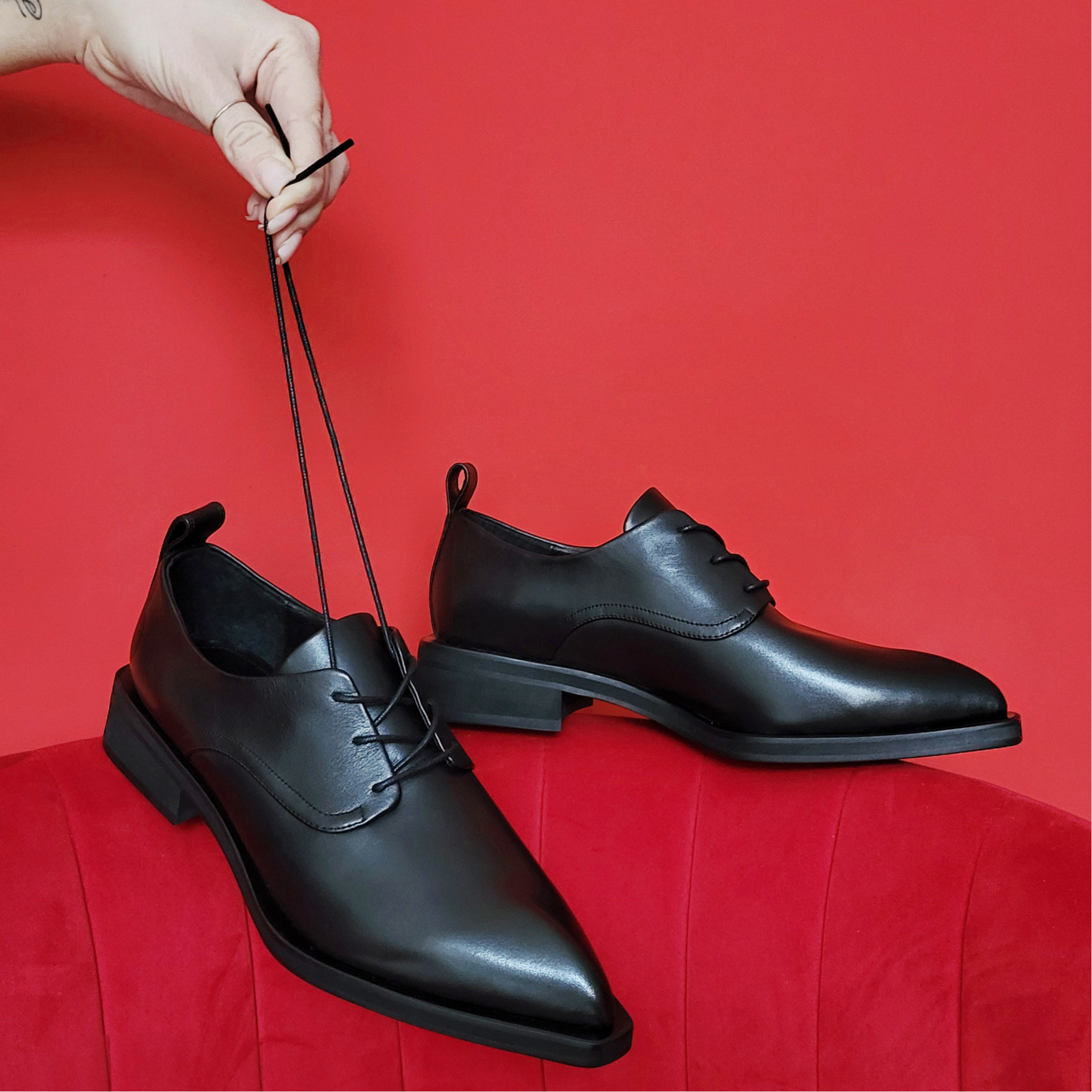 Туфли на низкой подошве 9081