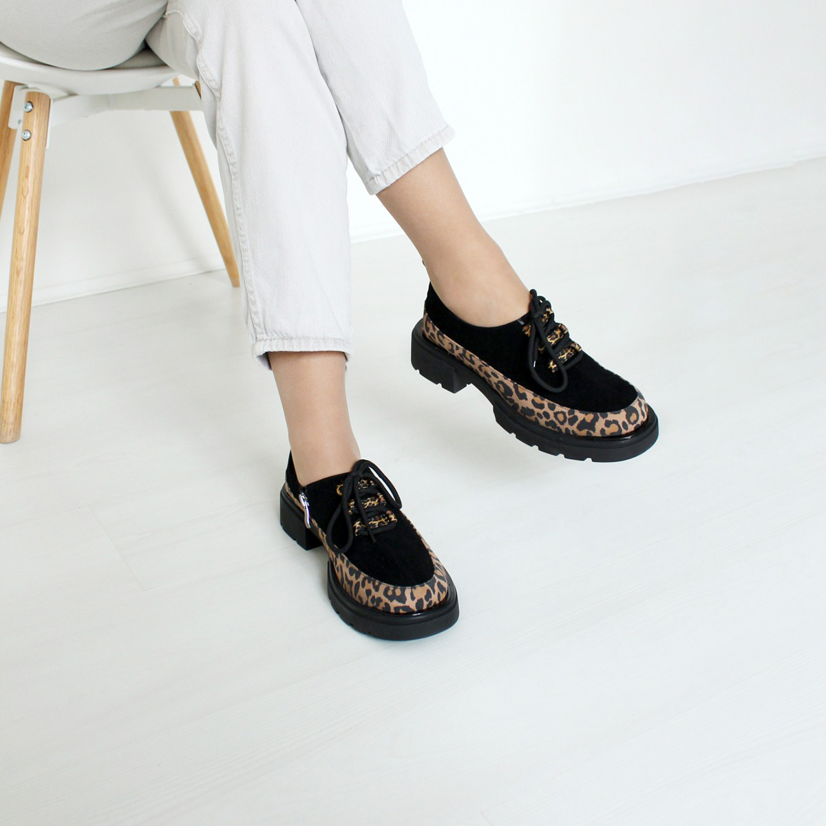 Туфли на низкой подошве 9082